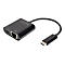 DIGITUS DN-3027 - Netzwerkadapter - USB-C - Gigabit Ethernet + USB-C
