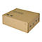 Braune Pappschachtel mit Aufschrift PoE Switch Power over Ethernet.