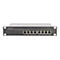 Ein schwarzer 8-Port-Gigabit-Switch mit dem DIGITUS-Logo und nummerierten Ports.