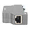DIGITUS DN-95421 - PoE-Überspannungsschutz (DIN-Schienenmontage möglich) - Ausgangsanschlüsse: 1 - Grau