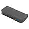 Grauer DisplayPort KVM Switch mit DIGITUS-Logo, AnschlÃ¼ssen und USB-Ports.