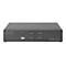 Ein grauer KVM-Switch mit Tasten, USB-Anschluss und Digitus-Logo. Aufschrift: KVM Switch, 4-Port, Single Display, 4K HDMI.