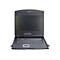 Digitus Professional DS-72211-4GE - KVM-Konsole mit KVM-Switch - 8 Anschlüsse - Deutsch - 48.3 cm (19') - Rack