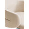 Directiestoel met halfhoge rugleuning OPERA, met armleuningen, synchroonmechanisme, vlakke comfortzitting, stof, lichtbeige
