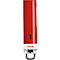 Dispensador de jabón CWS Paradise Foam Slim 500, montado en la pared, manual, volumen 500 ml, ventana de visualización, con cierre, ancho 80 x fondo 110 x alto 328 mm, plástico, rojo