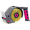 Dispensador manual ZeroTape®, para rollos de 48 mm de ancho por 150 m de largo, desenrollado silencioso, rosa