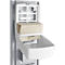 Dispensador toallas/mascarillas para estación higiénica modular Basic, mirilla, con adaptador, An 280 x P 135 x Al 365 mm