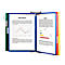 Displaysysteem Tarifold, A3, plaatstaal, lichtgrijs, incl. 10 draaiende zichtpanelen, gesorteerd op kleur