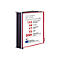 Displaysysteem Tarifold, A3, plaatstaal, magnetisch, lichtgrijs, incl. 10 draaiende zichtpanelen