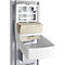 Distributeur de masques/serviettes pour le poste d'hygiène modulaire Basic, fenêtre d'inspection, avec adaptateur, L 280 x P 135 x H 365 mm
