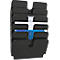 Distributeur de prospectus Flexiplus DURABLE - 6 compartiments A4 - paysage - noir