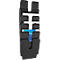 Distributeur de prospectus Flexiplus DURABLE - 6 compartiments A4 - portrait - noir