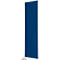Blue partition element with silver column.