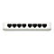 Weißer Switch mit acht Ethernet-Anschlüssen, nummeriert von 1 bis 8.