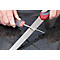 DMT Diamant slijper DiaFold, voor kartelmessen, conisch, fijn 25 µ, vertanding, droog &amp; met water te gebruiken, inklapbare grepen, L 112,5 mm, rood