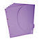 Documentenmap TARIFOLD Smartfolder, formaat A4, voor max. 80 vel, karton, violet, 6 stuks