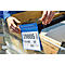 Documententassen met draadbeugel, B 210 x H 148 mm (A5 liggend), 50 st., blauw
