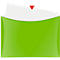 Documenthoes Veloflex VELOCOLOR®, A5, kunststof, voor ca. 100 vellen, 6 stuks, groen
