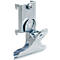Documentklem WFI, voor geperforeerde platen met gatenmaat 9 x 9 mm &amp; gatenafstand 38 mm, L 60 mm, staal, 5 stuks
