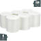 Doekjes Kimberly Clark WypAll® Wettask™ Low Lint, voor reinigingsmiddelen, absorberend &amp; scheurvast, 6 rollen van elk 120 doekjes, L 305 x B 150 mm, wit.