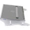 Dokumentenhalter BakkerElkhuizen FlexDesk 640CR, ergonomisch, höhenverstellbar, inkl. ComfortRead, Acryl, transparent-hellgrau