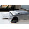 Dokumentenhalter BakkerElkhuizen FlexDesk 640CR, ergonomisch, höhenverstellbar, inkl. ComfortRead, Acryl, transparent-hellgrau