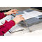 Dokumentenhalter BakkerElkhuizen FlexDesk 640CR, ergonomisch, höhenverstellbar, inkl. ComfortRead, Acryl, transparent-hellgrau