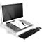 Dokumentenhalter FlexDesk 640, höhenverstellbar von 110 – 185 mm, aus Acryl