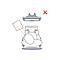 Dokumentenhalter FlexDesk 640, höhenverstellbar von 110 – 185 mm, aus Acryl