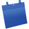 Dokumententaschen mit Lasche, B 297 x H 210 mm (A4 quer), 50 Stück, blau