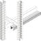 Doorschuifbeveiliging, gegalvaniseerd, binnenwerkse sectiebreedte 1900 mm, voor palletstelling PR