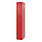 Doppelstöckiger Feuerwehrspind C+P Flexo White, 1 Abteil mit 2 Fächern, Bodengleiter, B 300 x T 500 x H 1850 mm, RAL 3000 Feuerrot