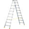Doppelstufen-Stehleiter MEHRSI®, 10 Stufen, 15,5 kg