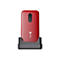 DORO 2820 - 4G Feature Phone / Interner Speicher 17 MB - microSD slot - 320 x 240 Pixel - rear camera 0,3 MP - Rot