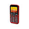 Rotes Handy mit Display. Uhrzeit 16:10, Datum 15.09.2024. Tastatur mit Zahlen, Buchstaben und Funktionstasten.