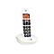 DORO PhoneEasy 100w - Schnurlostelefon mit Rufnummernanzeige - DECTGAP - weiß