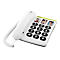 DORO PhoneEasy 331ph - Telefon mit Schnur - Grau, weiß