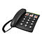 DORO PhoneEasy 331ph - Telefon mit Schnur - Schwarz