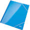Dossier d'angle WOW LEITZ®, format A4, 3 rabats de protection, bleu