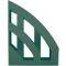Dossier magazine Helit The Green Bridge, pour format A4-C4, largeur du dos 78 mm, plastique recyclé, vert, 4 pièc.