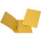 Dossier rapide Biella 6, DIN A4, jusqu'à 100 feuilles, pour documents perforés, L 340 x l 290 x H 3 mm, carton, jaune