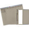 Dossier suspendu Exacompta, pour agrafage à droite, plié, pli extensible, impression d'organisation, Ange Bleu, carton recyclé, gris, 25 pièces