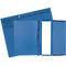 Dossier suspendu Exacompta, pour agrafage à gauche &amp; à droite, plié, pli extensible, impression d'organisation, Ange Bleu, carton recyclé, bleu, 25 pièces
