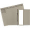 Dossier suspendu Exacompta, pour agrafage à gauche &amp; à droite, plié, pli extensible, impression d'organisation, Ange Bleu, carton recyclé, gris, 25 pièces