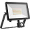 DOTLUX LED-Strahler FLOORslim-sensor 50W 4000K mit PIR-Bewegungsmelder, schwarz