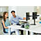 Double support Professional Fellowes, autoportant, pour écrans 32 pouces, ajustable librement,