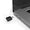 Draadloze muis hama MW-600, voor rechtshandigen, dual mode met USB-A &amp; USB-C Nano-ontvanger, 6 knoppen &amp; scrollwiel, 1000-2400 dpi, batterij, zwart