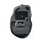 Draadloze muis Kensington Pro Fit, voor rechtshandigen, 1750 dpi, 5 knoppen &amp; scrollwiel, USB-ontvanger, incl. 2 x AAA-batterijen, grafietgrijs