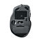 Draadloze muis Kensington Pro Fit, voor rechtshandigen, 1750 dpi, 5 knoppen &amp; scrollwiel, USB-ontvanger, incl. 2 x AAA-batterijen, robijnrood
