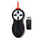 Draadloze Presenter Kensington 33374EU, rode laserpointer klasse 2, bereik tot 20 m, 4 knoppen, USB-ontvanger, zwart-zilver, incl. batterijen.